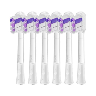 Toothbrush Heads 6 Pack Ultra Whitening DuPont Bristles Gentle Gum Care